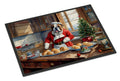 English Bulldog Christmas Cookies Doormat Indoor Outdoor 24H X 36W Front Door Mat Rugs for Entryway, Non Slip Washable Low Pile,