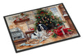 English Springer Spaniel Christmas Cookies Doormat Indoor Outdoor 24H X 36W Front Door Mat Rugs for Entryway, Non Slip Washable Low Pile,