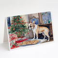 French Bulldog Christmas Cookies Greeting Cards Pack of 8 Blank Cards with Envelopes Whimsical A7 Size 5x7