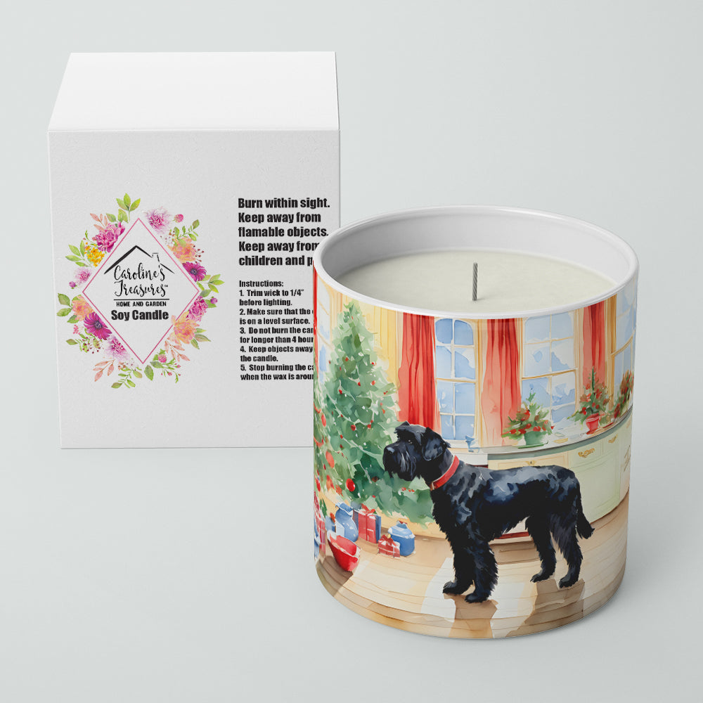 Giant Schnauzer Christmas Cookies Decorative Soy Candle Nature Soy Wax Essential Oil Home Decor Ideal for Bedroom Kitchen Bath Office Gift, 10 oz