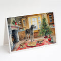 Irish Wolfhound Christmas Cookies Greeting Cards Pack of 8 Blank Cards with Envelopes Whimsical A7 Size 5x7