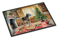 Irish Wolfhound Christmas Cookies Doormat Indoor Outdoor 18H X 27W Front Door Mat Rugs for Entryway, Non Slip Washable