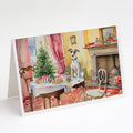 Italian Greyhound Christmas Cookies Greeting Cards Pack of 8 Blank Cards with Envelopes Whimsical A7 Size 5x7
