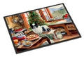 Japanese Chin Christmas Cookies Doormat Indoor Outdoor 24H X 36W Front Door Mat Rugs for Entryway, Non Slip Washable Low Pile,
