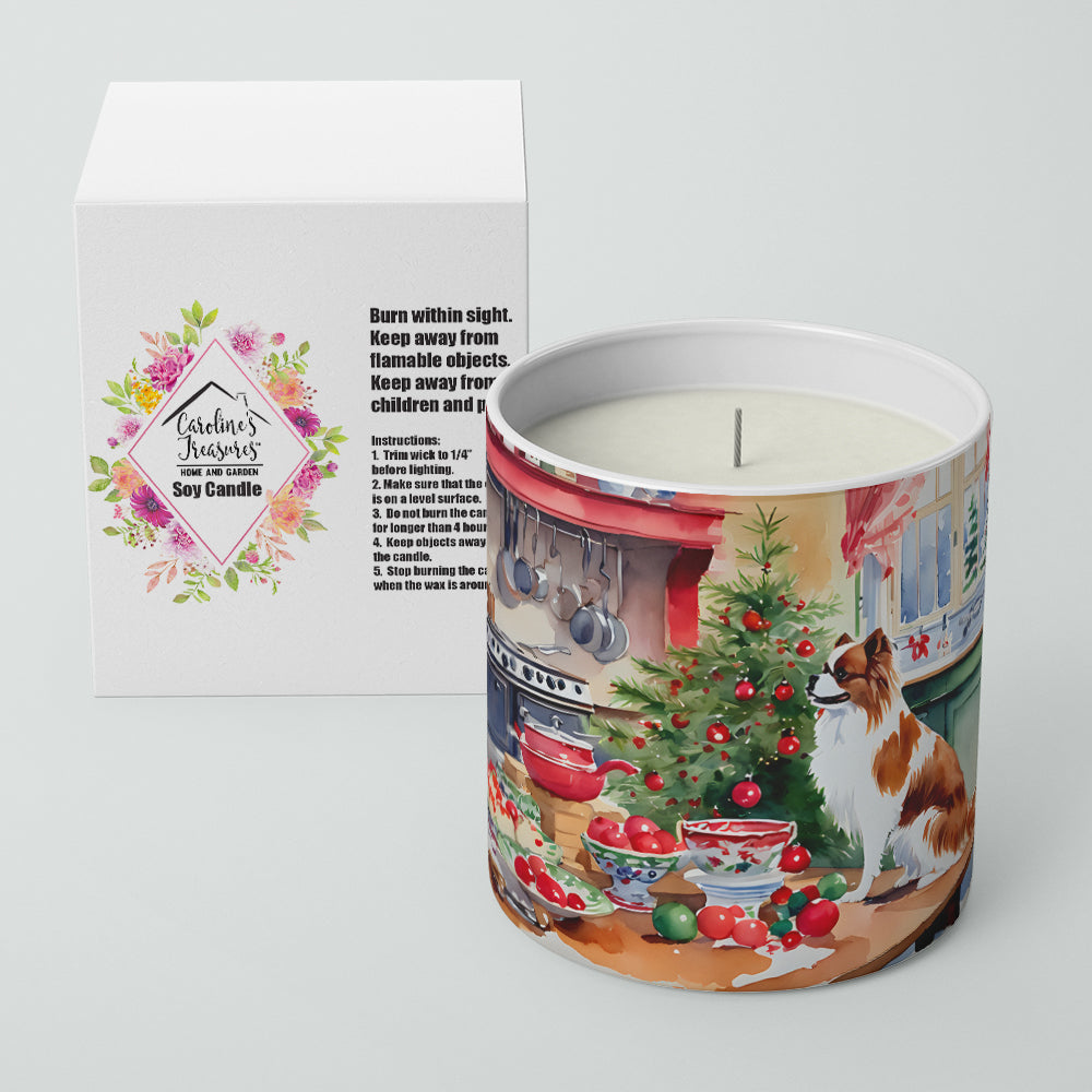 Japanese Chin Christmas Cookies Decorative Soy Candle Nature Soy Wax Essential Oil Home Decor Ideal for Bedroom Kitchen Bath Office Gift, 10 oz