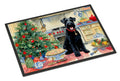 Kerry Blue Terrier Christmas Cookies Doormat Indoor Outdoor 18H X 27W Front Door Mat Rugs for Entryway, Non Slip Washable