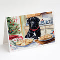 Labrador Retriever Christmas Cookies Greeting Cards Pack of 8 Blank Cards with Envelopes Whimsical A7 Size 5x7
