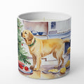Labrador Retriever Christmas Cookies Decorative Soy Candle Nature Soy Wax Essential Oil Home Decor Ideal for Bedroom Kitchen Bath Office Gift, 10 oz