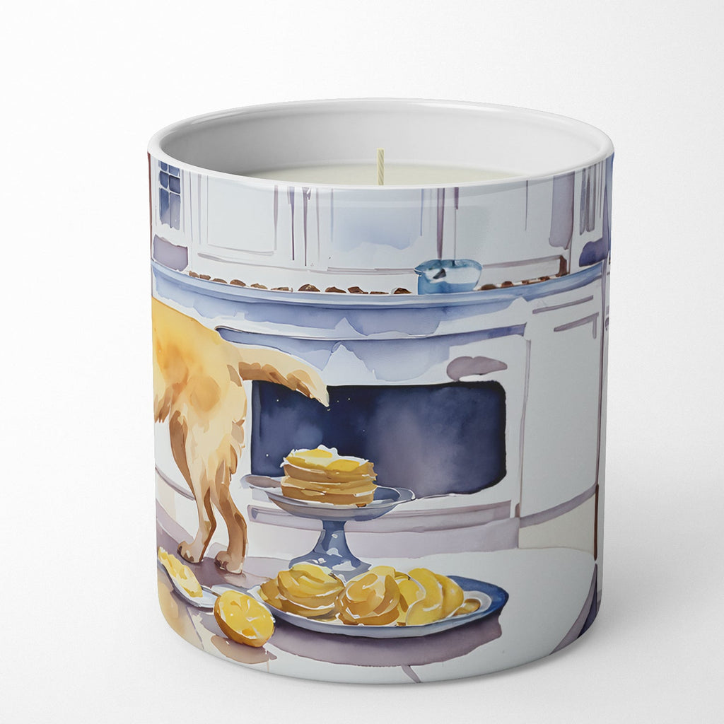 Labrador Retriever Christmas Cookies Decorative Soy Candle Nature Soy Wax Essential Oil Home Decor Ideal for Bedroom Kitchen Bath Office Gift, 10 oz