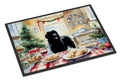Newfoundland Christmas Cookies Doormat Indoor Outdoor 24H X 36W Front Door Mat Rugs for Entryway, Non Slip Washable Low Pile,