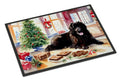 Newfoundland Christmas Cookies Doormat Indoor Outdoor 18H X 27W Front Door Mat Rugs for Entryway, Non Slip Washable