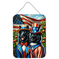 All American Belgian Sheepdog Wall or Door Hanging Prints Aluminum Metal Sign Kitchen Wall Bar Bathroom Plaque Home Decor Front Door Plaque, 12x16, Multicolor