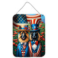 All American Belgian Tervuren Wall or Door Hanging Prints Aluminum Metal Sign Kitchen Wall Bar Bathroom Plaque Home Decor Front Door Plaque, 12x16, Multicolor