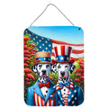 All American Dalmatian Wall or Door Hanging Prints Aluminum Metal Sign Kitchen Wall Bar Bathroom Plaque Home Decor Front Door Plaque, 12x16, Multicolor