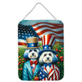 All American Havanese Wall or Door Hanging Prints Aluminum Metal Sign Kitchen Wall Bar Bathroom Plaque Home Decor Front Door Plaque, 12x16, Multicolor