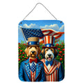 All American Otterhound Wall or Door Hanging Prints Aluminum Metal Sign Kitchen Wall Bar Bathroom Plaque Home Decor Front Door Plaque, 12x16, Multicolor