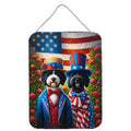 All American Portuguese Water Dog Wall or Door Hanging Prints Aluminum Metal Sign Kitchen Wall Bar Bathroom Plaque Home Decor Front Door Plaque, 12x16, Multicolor