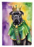 Cane Corso King of Mardi Gras Garden Flag Mailbox Decorative Yard Banner Outside Patio Artwork for Flower Beds, Garden Size, Multicolor