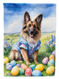 Belgian Tervuren Easter Egg Hunt House Flag 28x40 Porch Sleeve Pole Decorative Outside Yard Banner Artwork Wall Hanging, Polyester