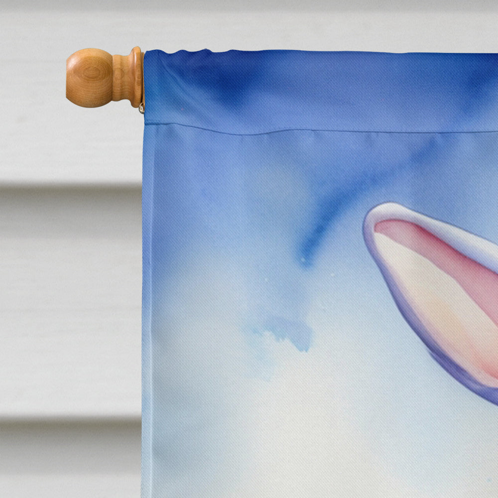 Bloodhound Easter Egg Hunt House Flag 28x40 Porch Sleeve Pole Decorative Outside Yard Banner Artwork Wall Hanging, Polyester