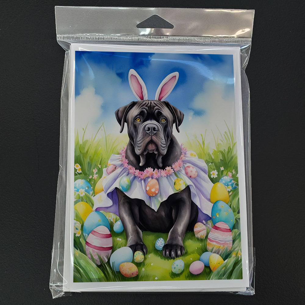 Cane Corso Easter Egg Hunt Greeting Cards Pack of 8 Blank Cards with Envelopes Whimsical A7 Size 5x7