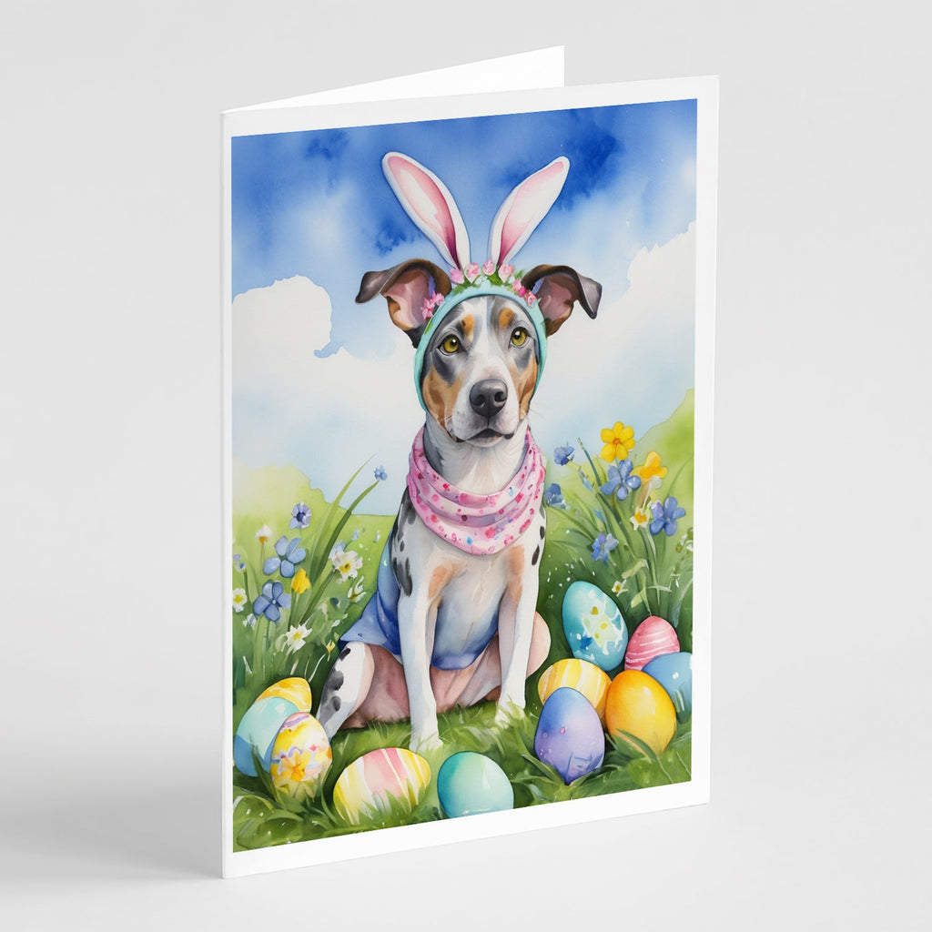 Catahoula Easter Egg Hunt Greeting Cards Pack of 8 Blank Cards with Envelopes Whimsical A7 Size 5x7