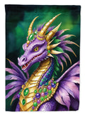 Dragon King of Mardi Gras Garden Flag Mailbox Decorative Yard Banner Outside Patio Artwork for Flower Beds, Garden Size, Multicolor