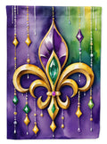 Fleur de lis Mardi Gras Garden Flag Mailbox Decorative Yard Banner Outside Patio Artwork for Flower Beds, Garden Size, Multicolor