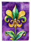 Fleur de lis Mardi Gras Garden Flag Mailbox Decorative Yard Banner Outside Patio Artwork for Flower Beds, Garden Size, Multicolor