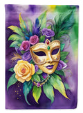 Mask Mardi Gras Garden Flag Mailbox Decorative Yard Banner Outside Patio Artwork for Flower Beds, Garden Size, Multicolor