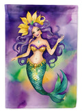 Mermaid Mardi Gras Garden Flag Mailbox Decorative Yard Banner Outside Patio Artwork for Flower Beds, Garden Size, Multicolor
