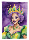 Queen of Mardi Gras Garden Flag Mailbox Decorative Yard Banner Outside Patio Artwork for Flower Beds, Garden Size, Multicolor