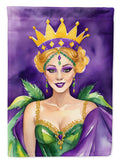 Queen of Mardi Gras Garden Flag Mailbox Decorative Yard Banner Outside Patio Artwork for Flower Beds, Garden Size, Multicolor