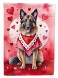 Belgian Tervuren My Valentine Garden Flag Mailbox Decorative Yard Banner Outside Patio Artwork for Flower Beds, Garden Size, Multicolor