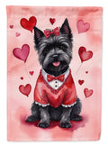 Cairn Terrier My Valentine Garden Flag Mailbox Decorative Yard Banner Outside Patio Artwork for Flower Beds, Garden Size, Multicolor