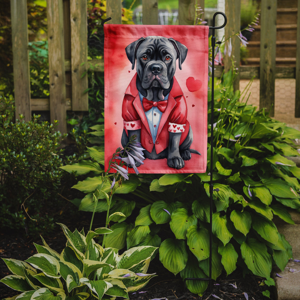Cane Corso My Valentine Garden Flag Mailbox Decorative Yard Banner Outside Patio Artwork for Flower Beds, Garden Size, Multicolor