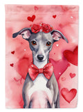 Italian Greyhound My Valentine Garden Flag Mailbox Decorative Yard Banner Outside Patio Artwork for Flower Beds, Garden Size, Multicolor