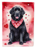 Newfoundland My Valentine Garden Flag Mailbox Decorative Yard Banner Outside Patio Artwork for Flower Beds, Garden Size, Multicolor