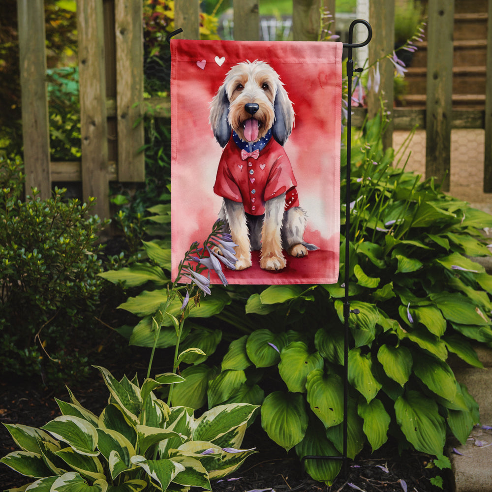 Otterhound My Valentine Garden Flag Mailbox Decorative Yard Banner Outside Patio Artwork for Flower Beds, Garden Size, Multicolor