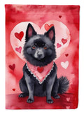 Schipperke My Valentine Garden Flag Mailbox Decorative Yard Banner Outside Patio Artwork for Flower Beds, Garden Size, Multicolor