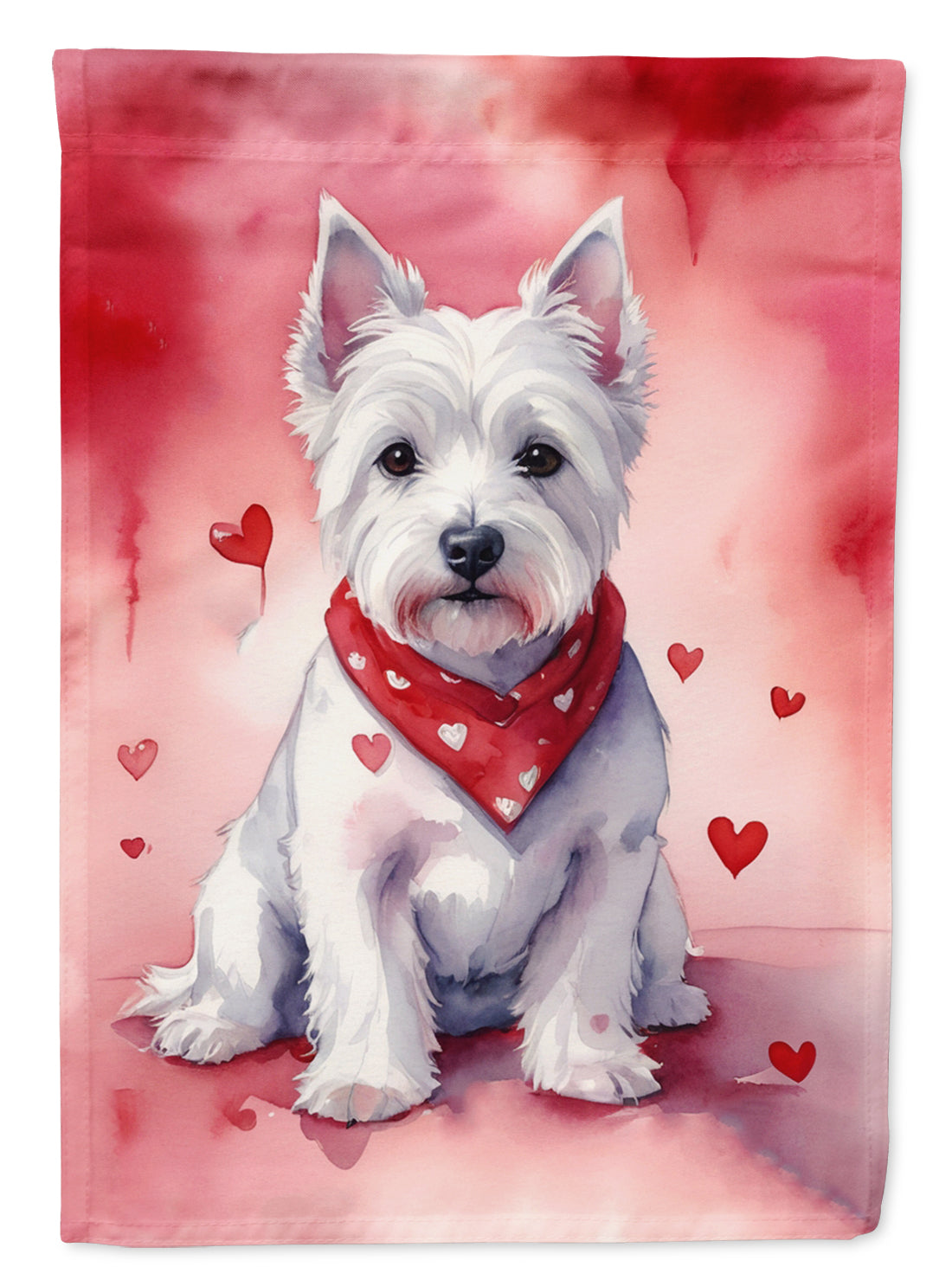 Westie My Valentine Garden Flag Mailbox Decorative Yard Banner Outside Patio Artwork for Flower Beds, Garden Size, Multicolor