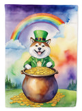 Akita St Patrick's Day Garden Flag Mailbox Decorative Yard Banner Outside Patio Artwork for Flower Beds, Garden Size, Multicolor