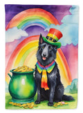 Belgian Sheepdog St Patrick's Day Garden Flag Mailbox Decorative Yard Banner Outside Patio Artwork for Flower Beds, Garden Size, Multicolor