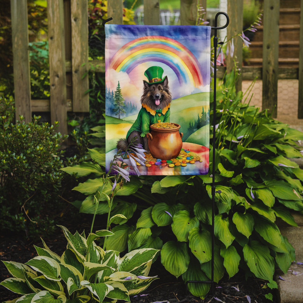Belgian Tervuren St Patrick's Day Garden Flag Mailbox Decorative Yard Banner Outside Patio Artwork for Flower Beds, Garden Size, Multicolor