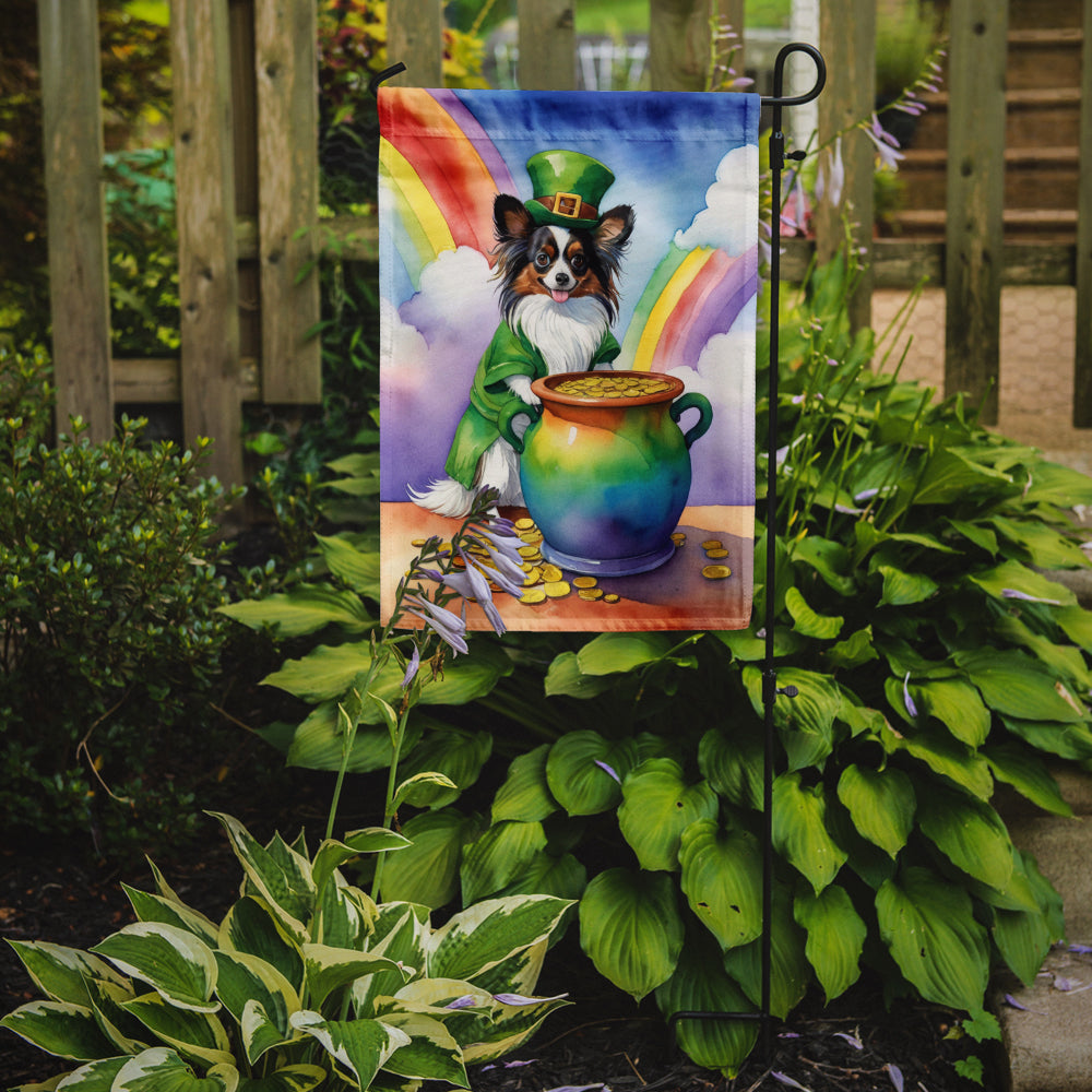 Papillon St Patrick's Day Garden Flag Mailbox Decorative Yard Banner Outside Patio Artwork for Flower Beds, Garden Size, Multicolor