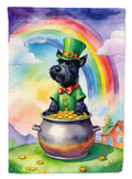 Scottish Terrier St Patrick's Day Garden Flag Mailbox Decorative Yard Banner Outside Patio Artwork for Flower Beds, Garden Size, Multicolor