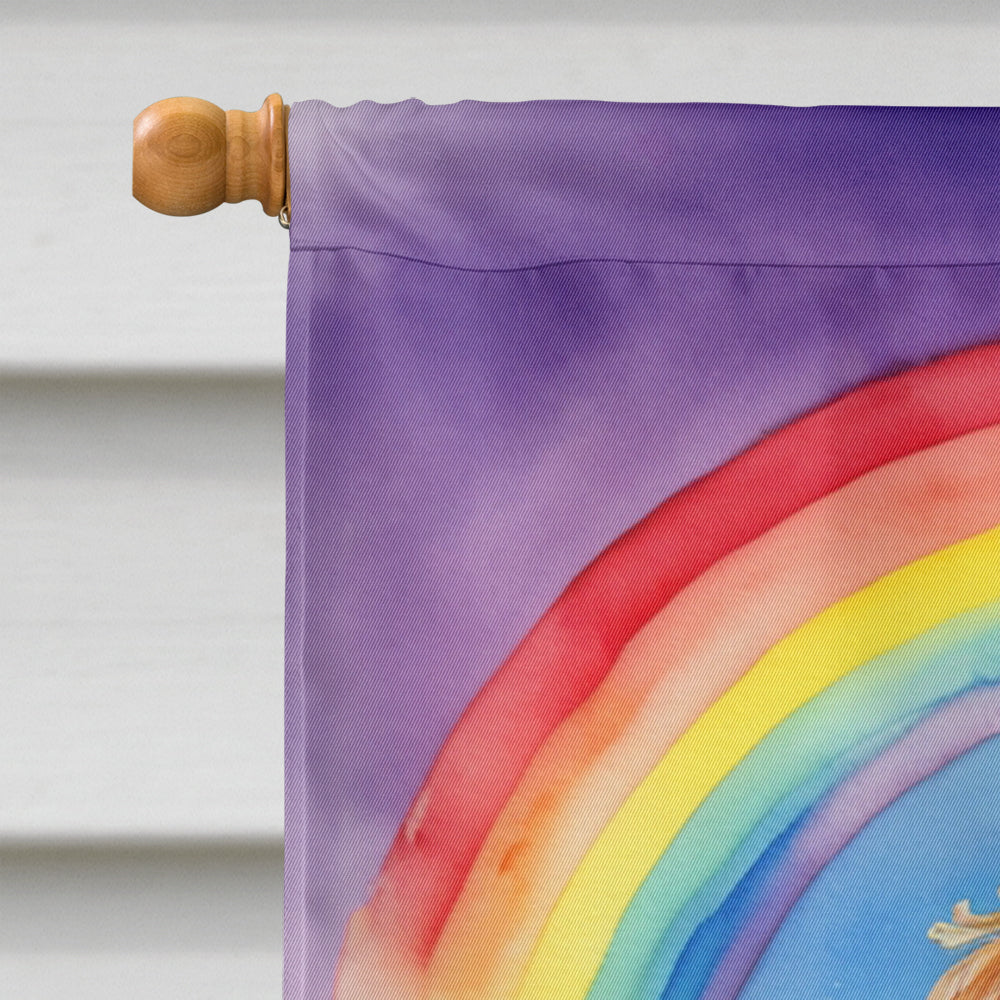 Sussex Spaniel St Patrick's Day House Flag 28x40 Porch Sleeve Pole Decorative Outside Yard Banner Artwork Wall Hanging, Polyester