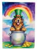 Tibetan Mastiff St Patrick's Day Garden Flag Mailbox Decorative Yard Banner Outside Patio Artwork for Flower Beds, Garden Size, Multicolor