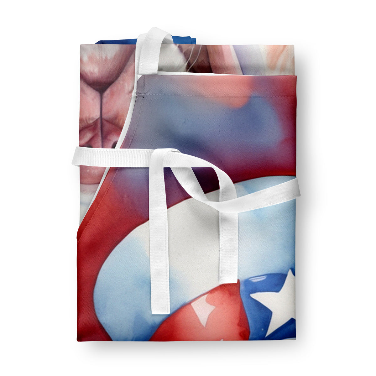 Clumber Spaniel Patriotic American Apron Cooking Kitchen Server Baking Crafts Gardening for Adult Women Men, Unisex, Large, Multicolor