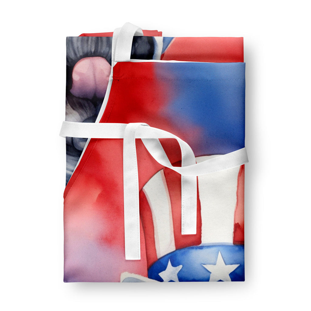 Giant Schnauzer Patriotic American Apron Cooking Kitchen Server Baking Crafts Gardening for Adult Women Men, Unisex, Large, Multicolor